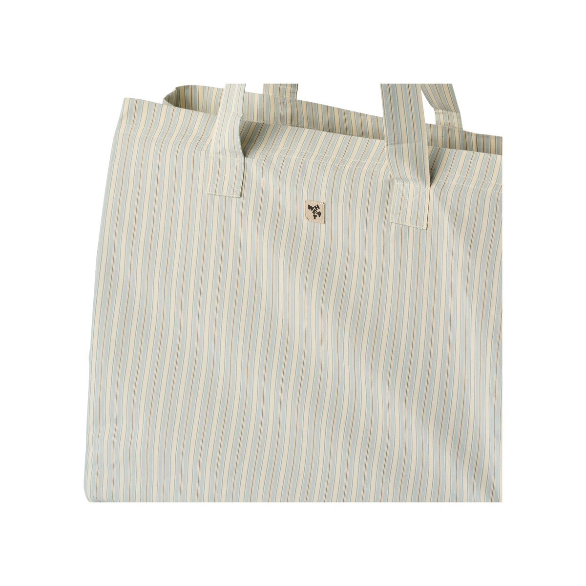 Borsa shopper Ville - Righe blu oceano