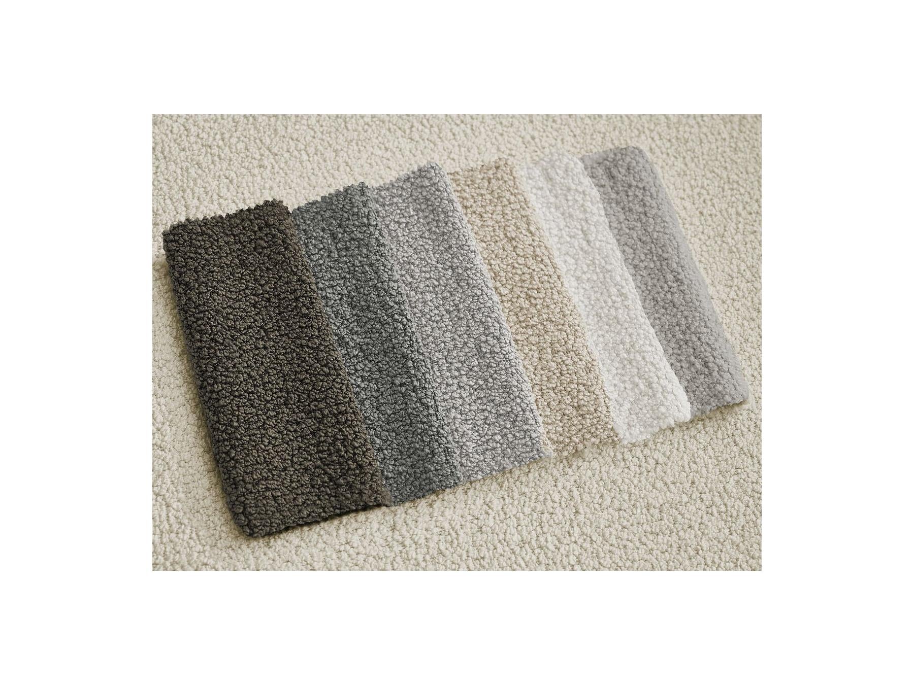 Ernest - Canapé Droit Convertible 3 Places - Tissu Bouclette
