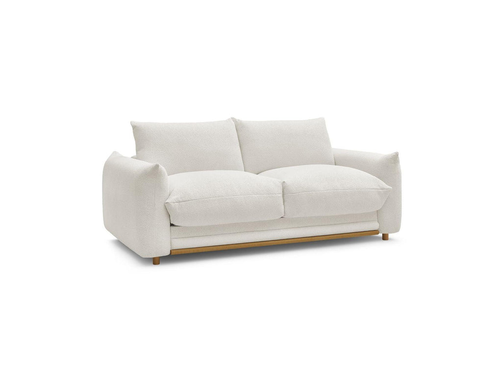 Ernest - Canapé Droit Convertible 3 Places - Tissu Bouclette