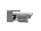 Ernest - Canapé Droit Convertible 3 Places - Tissu Bouclette
