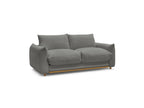 Ernest - Canapé Droit Convertible 3 Places - Tissu Bouclette