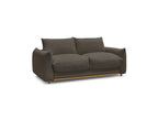 Ernest - Canapé Droit Convertible 3 Places - Tissu Bouclette