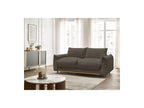 Ernest - Canapé Droit Convertible 3 Places - Tissu Bouclette