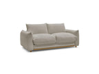 Ernest - Canapé Droit Convertible 3 Places - Tissu Bouclette