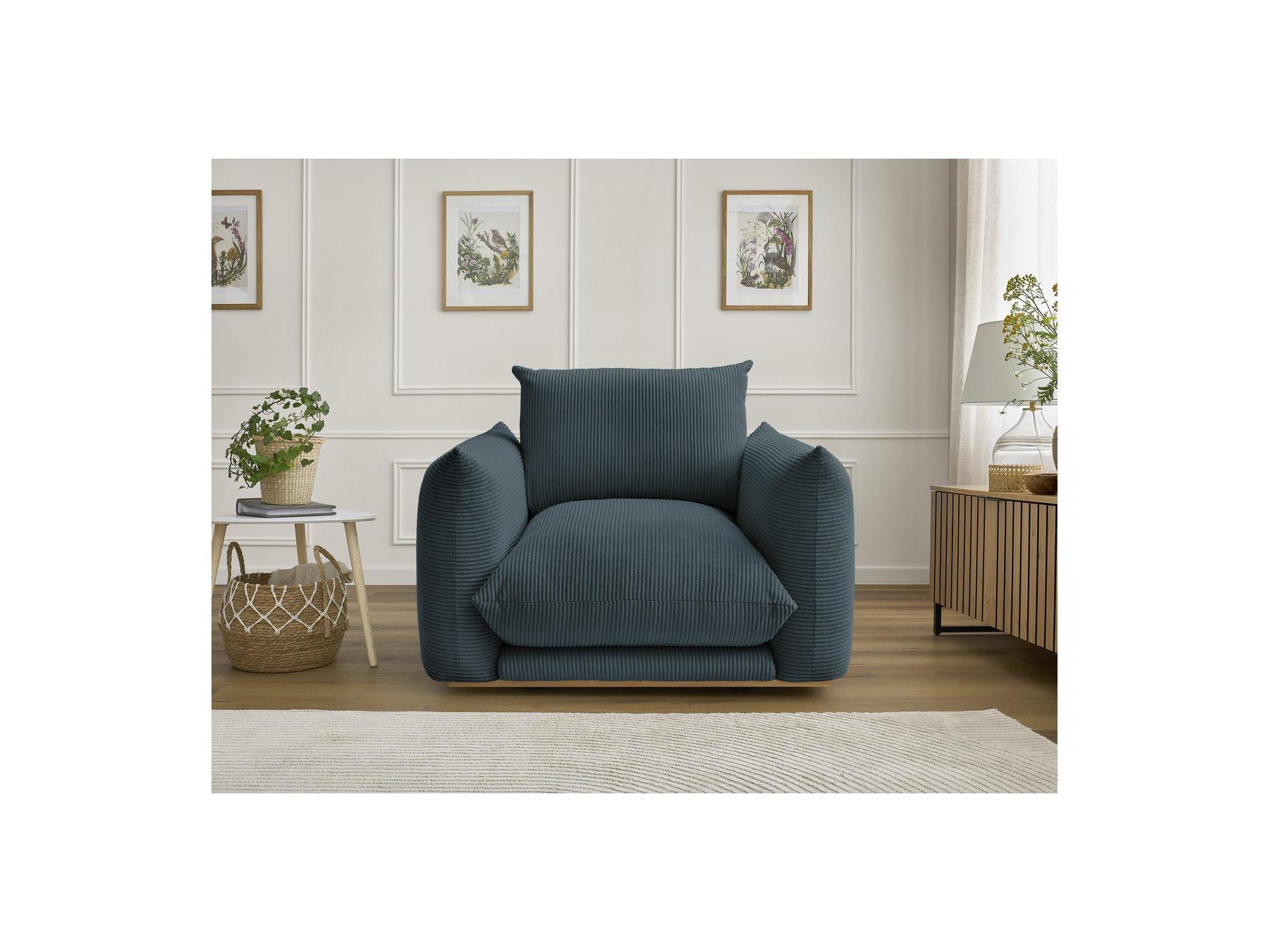 Ernest - Armchair - Corduroy Fabric