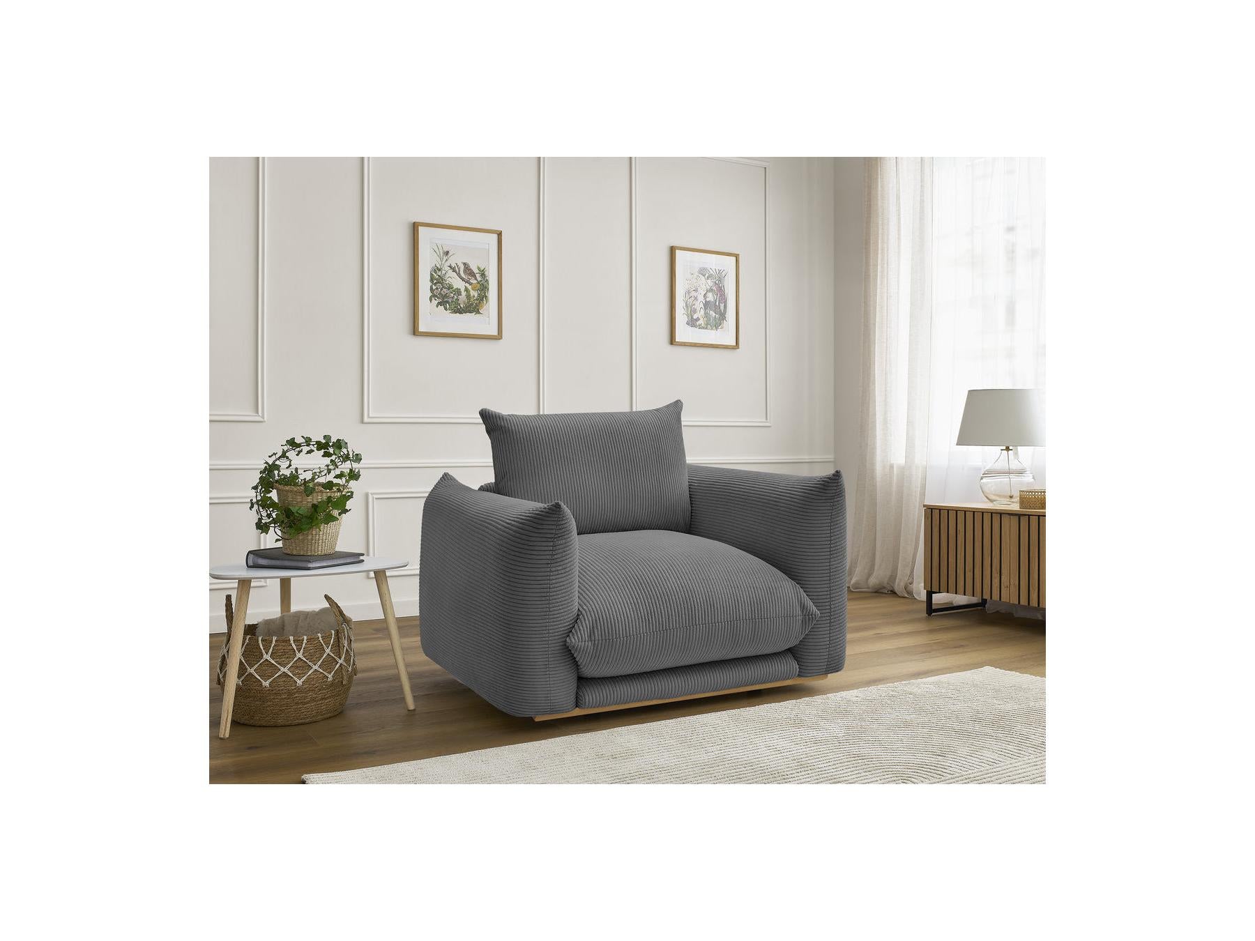 Ernest - Armchair - Corduroy Fabric