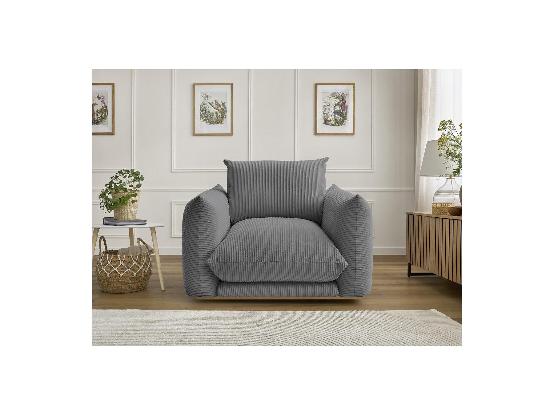 Ernest - Armchair - Corduroy Fabric