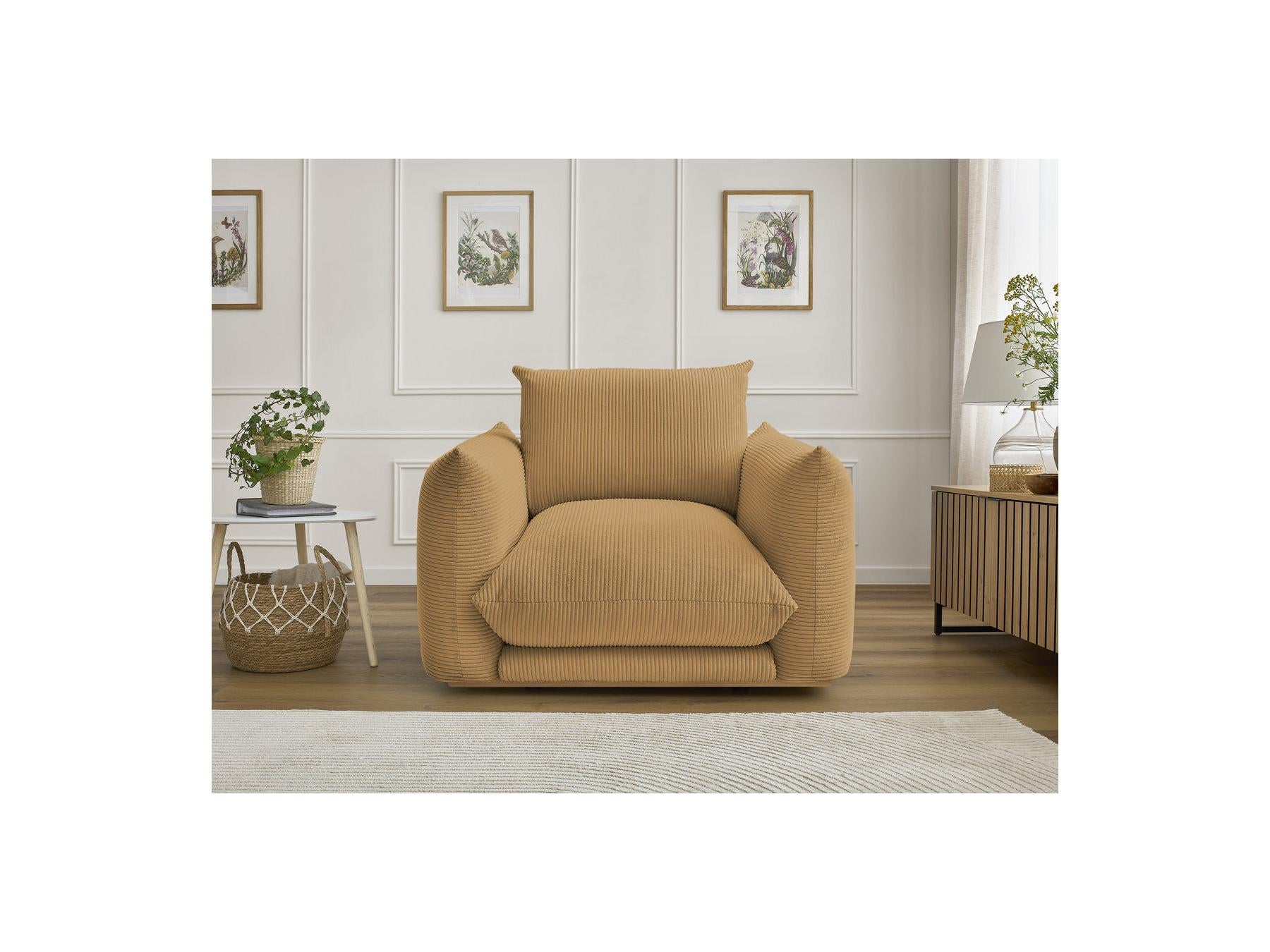 Ernest - Armchair - Corduroy Fabric