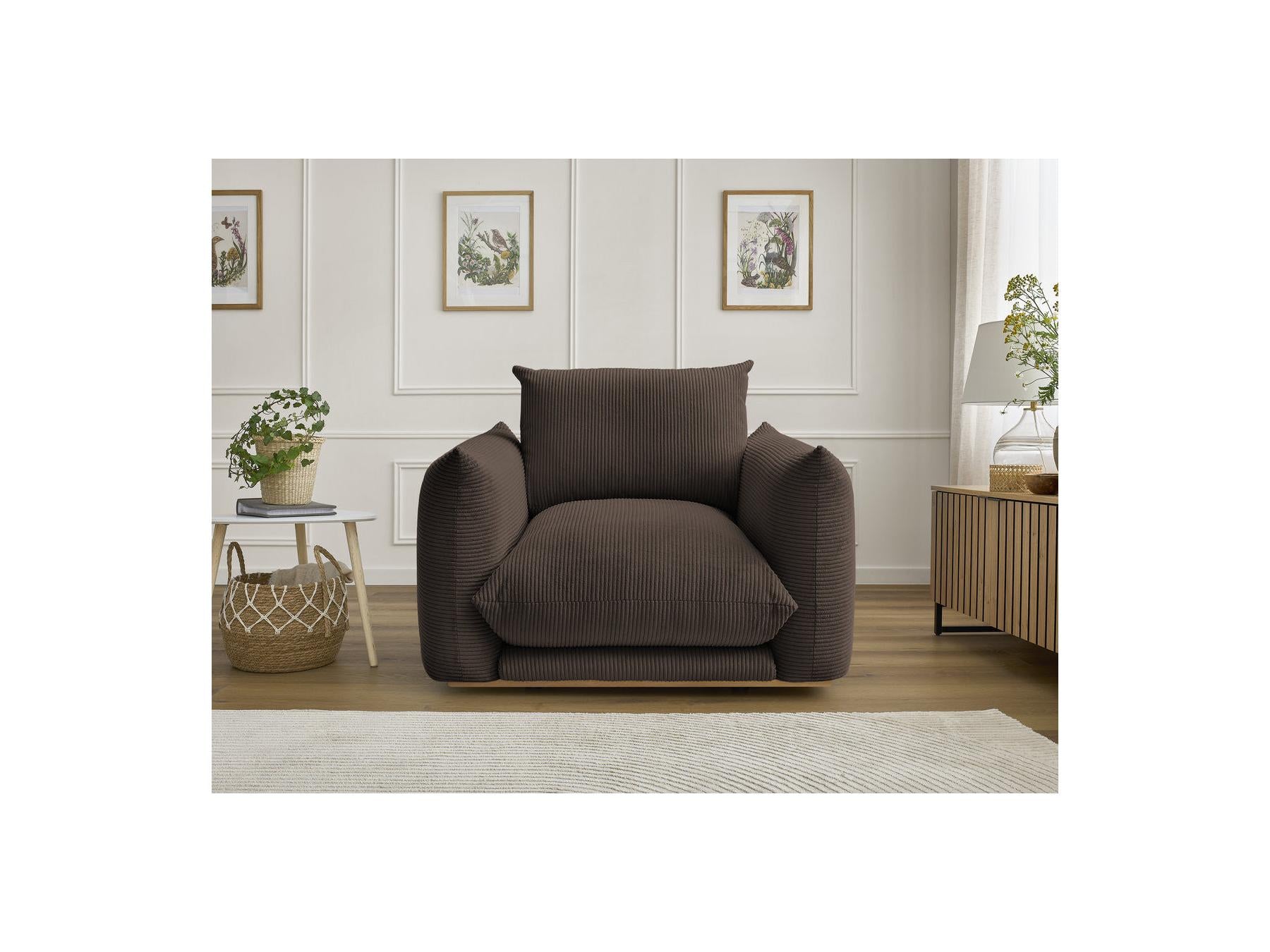 Ernest - Armchair - Corduroy Fabric