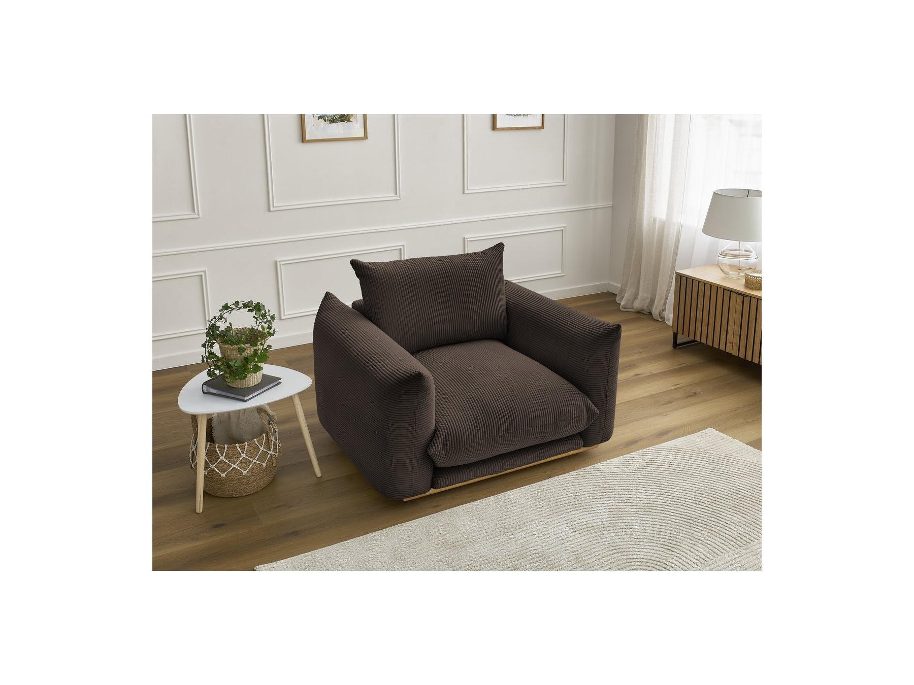 Ernest - Armchair - Corduroy Fabric