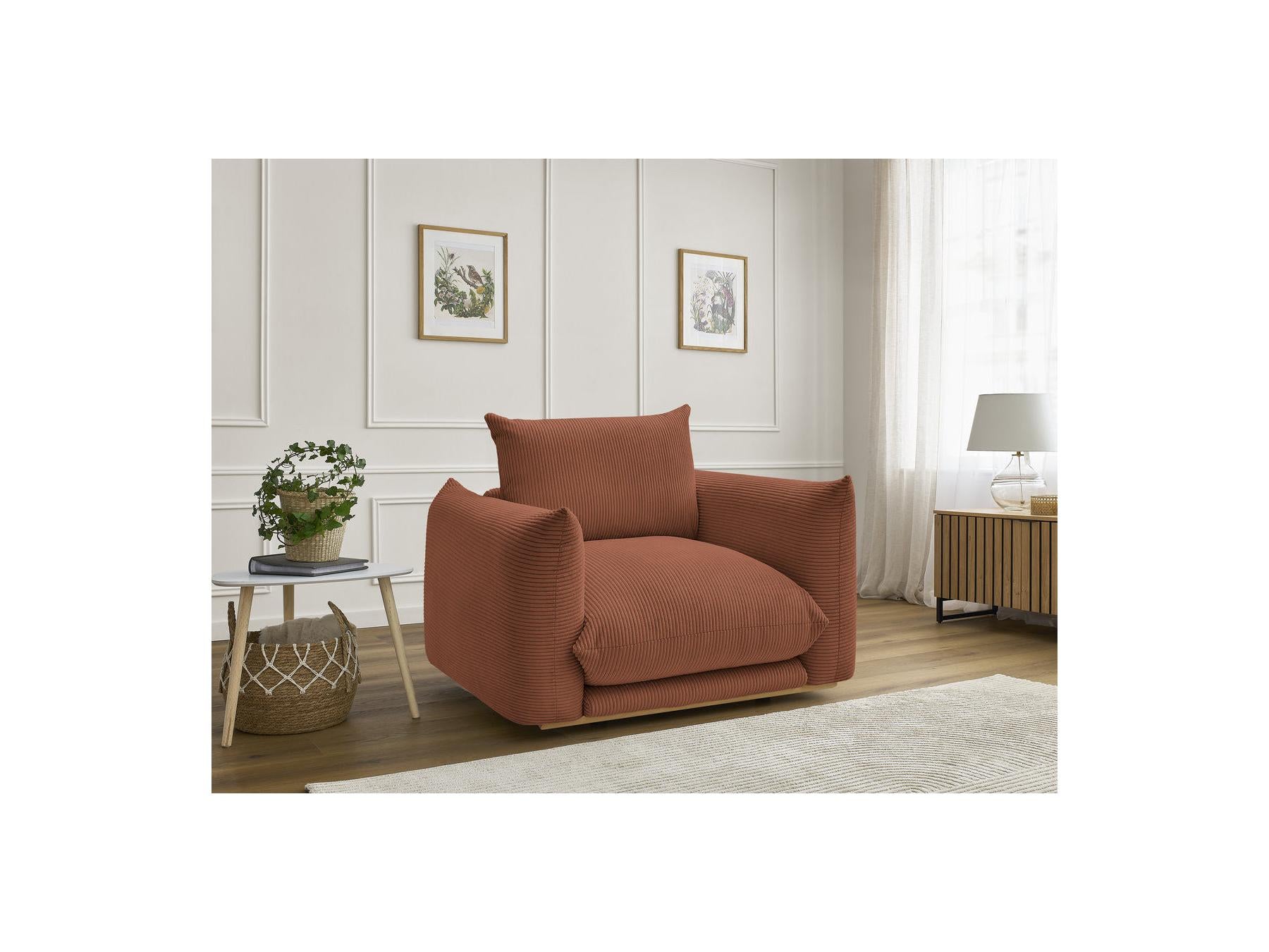 Ernest - Armchair - Corduroy Fabric