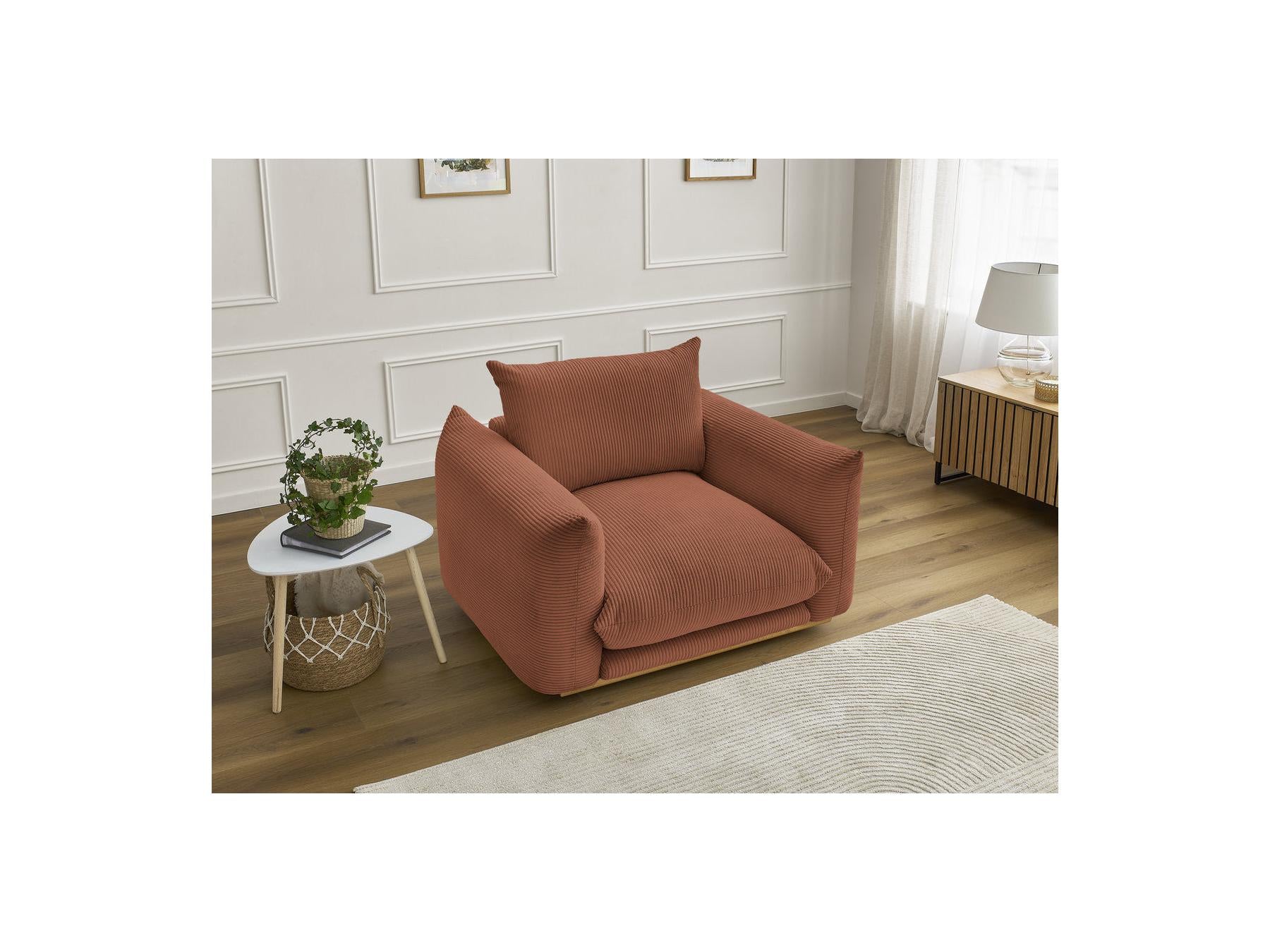 Ernest - Armchair - Corduroy Fabric