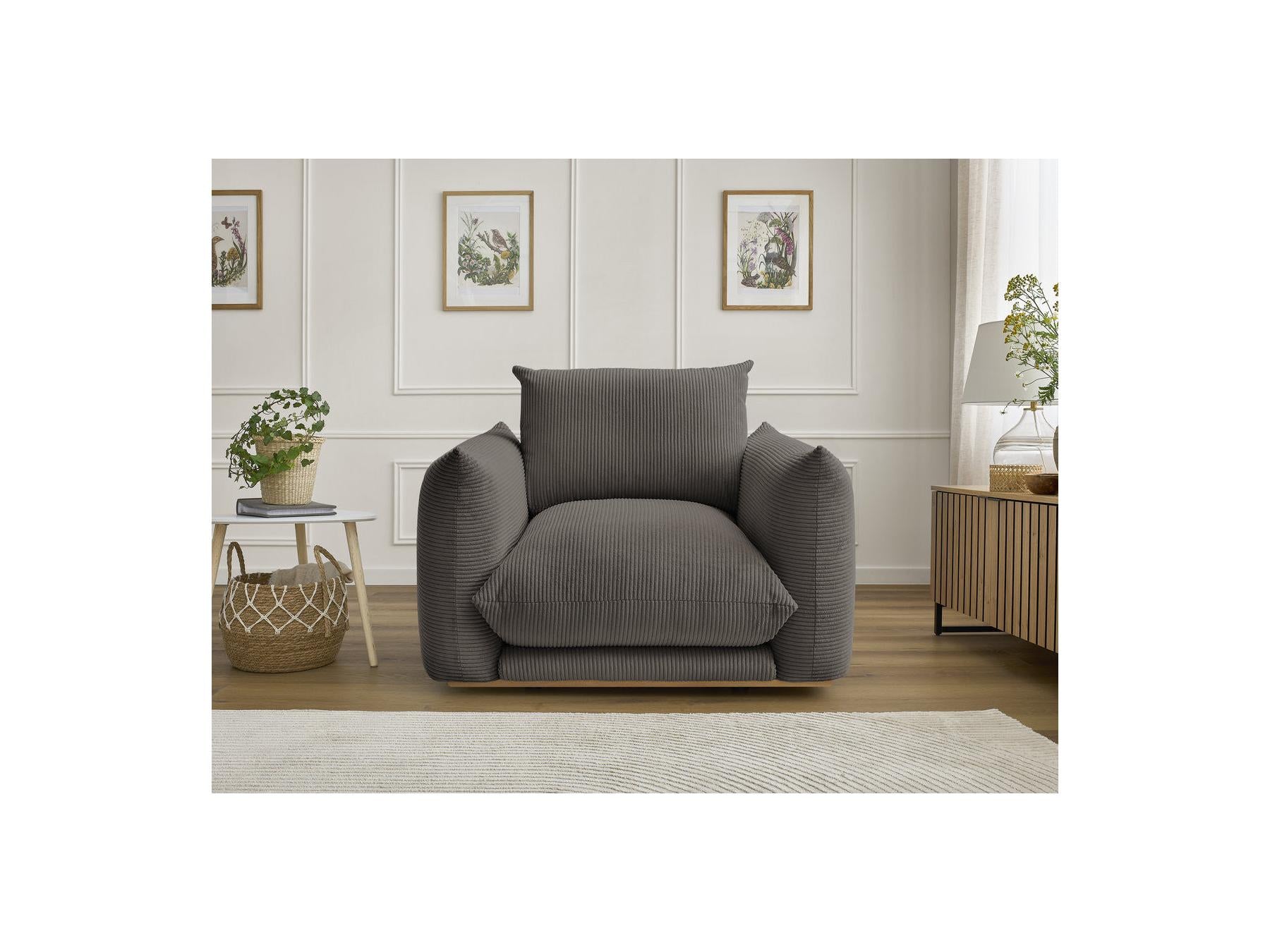 Ernest - Armchair - Corduroy Fabric