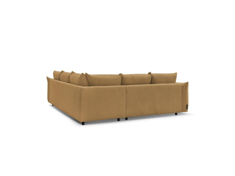 Canapé D'Angle Fixe - Ernest - Tissu Velours Côtelé