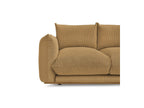 Ernest - Fixed Straight 2-Seater Sofa - Corduroy Fabric