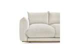 Ernest - Fixed Straight 2-Seater Sofa - Corduroy Fabric