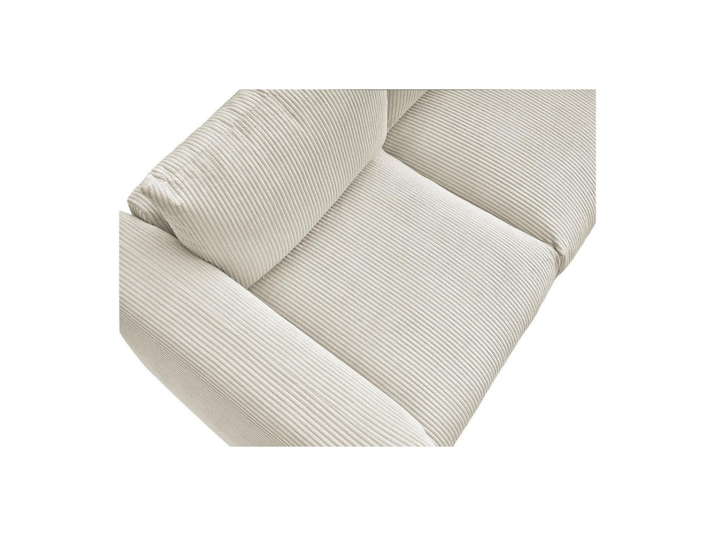 Ernest - Fixed Straight 2-Seater Sofa - Corduroy Fabric