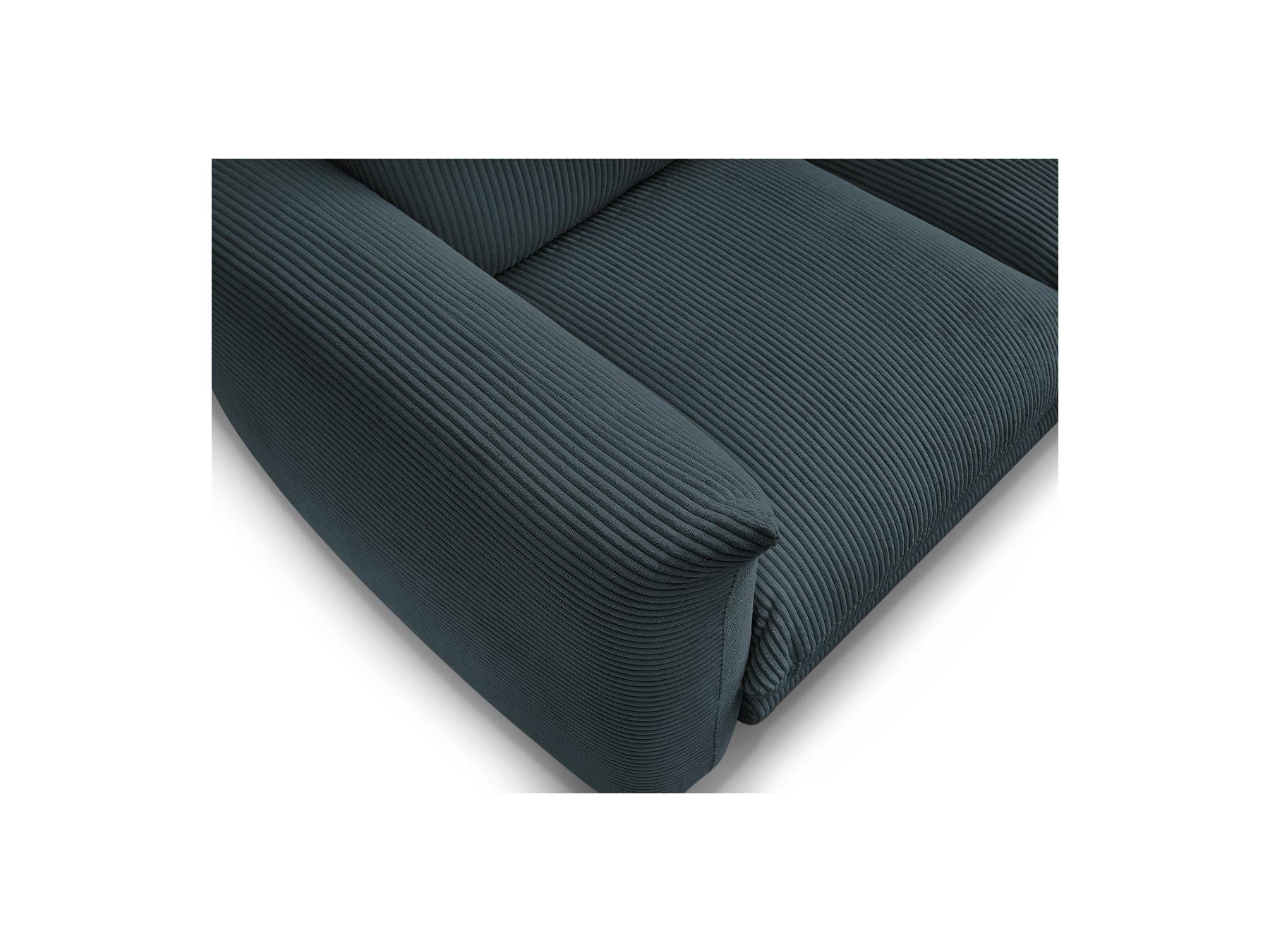 Ernest - Fixed Straight 2-Seater Sofa - Corduroy Fabric