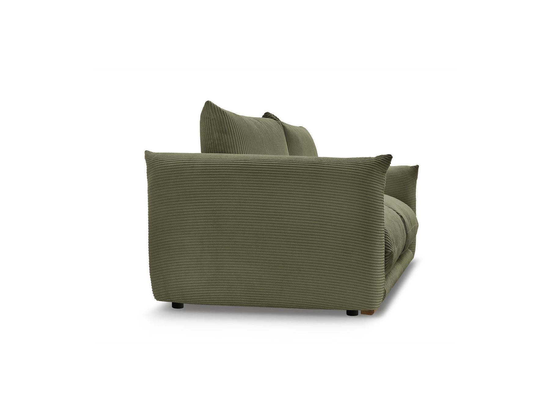 Ernest - Fixed Straight 2-Seater Sofa - Corduroy Fabric
