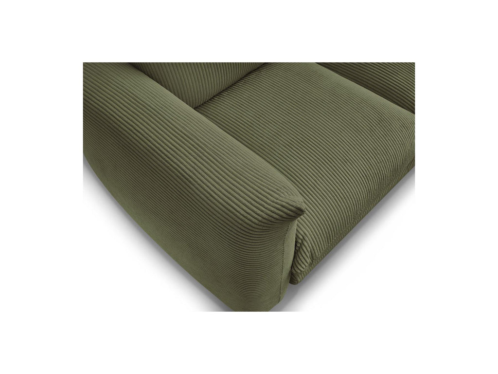 Ernest - Fixed Straight 2-Seater Sofa - Corduroy Fabric