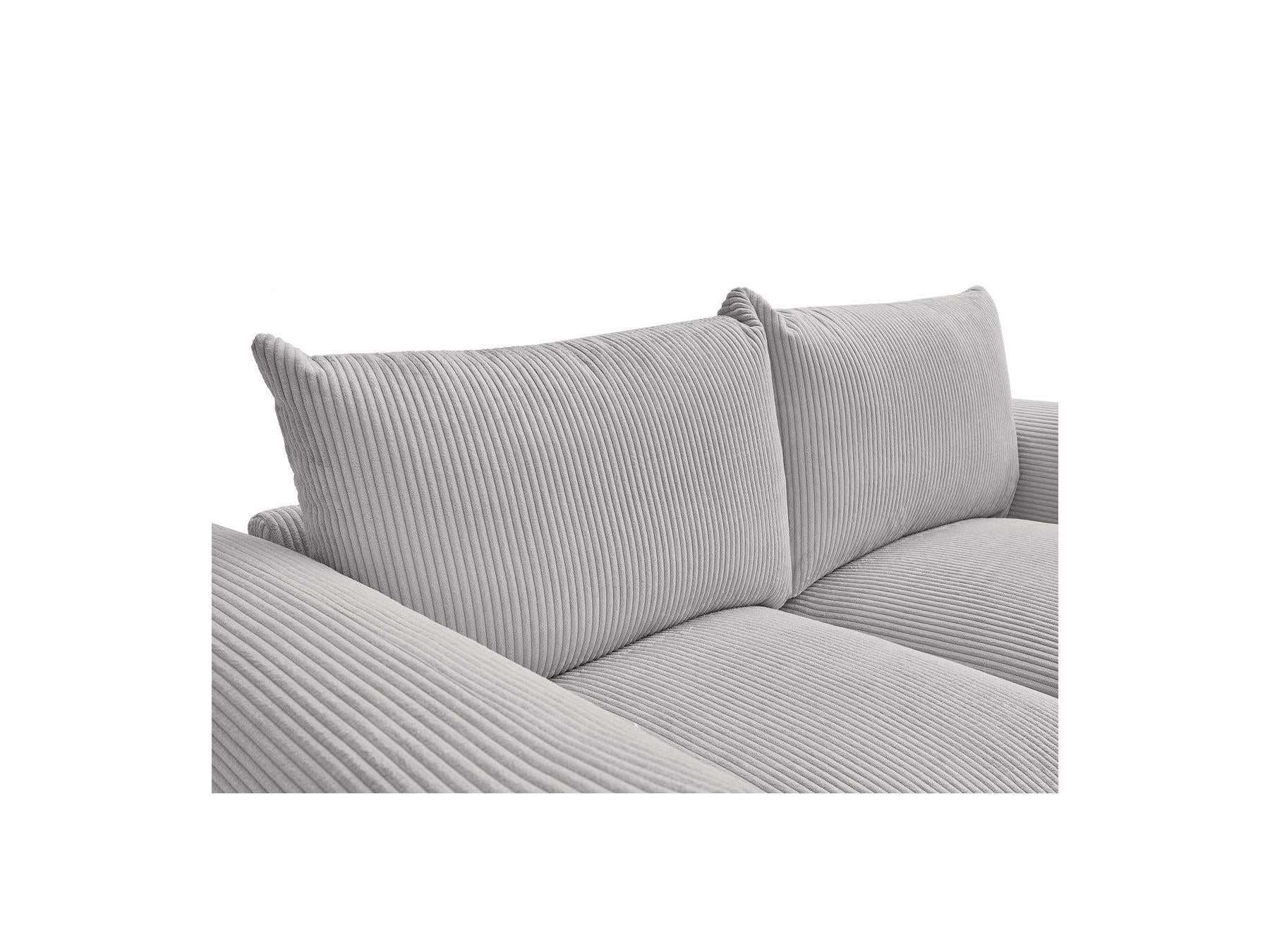 Ernest - Fixed Straight 2-Seater Sofa - Corduroy Fabric
