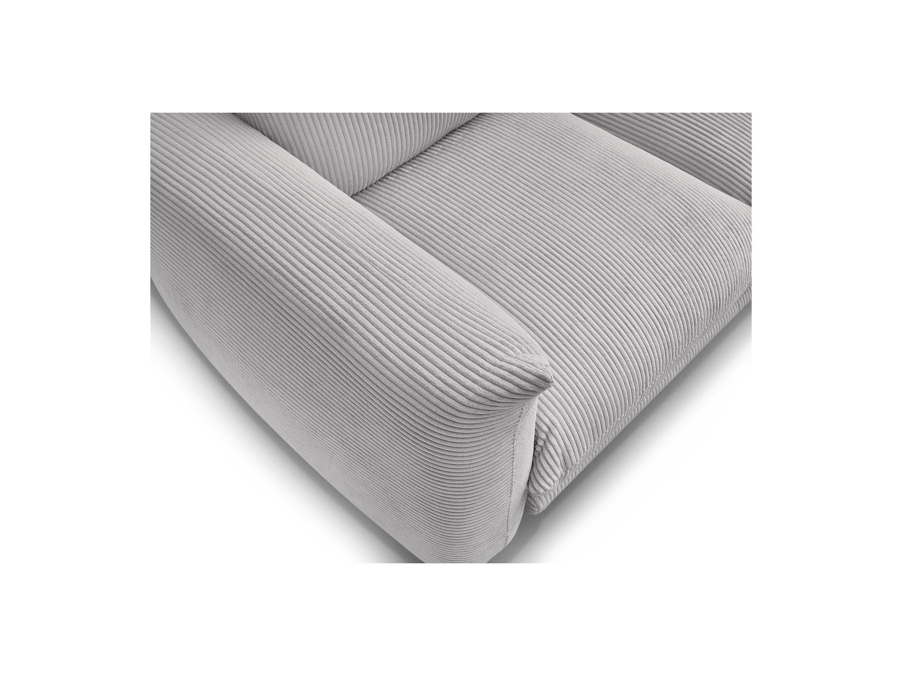 Ernest - Fixed Straight 2-Seater Sofa - Corduroy Fabric