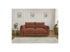 Ernest - Fixed Straight 2-Seater Sofa - Corduroy Fabric