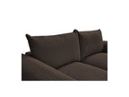 Ernest - Fixed Straight 2-Seater Sofa - Corduroy Fabric