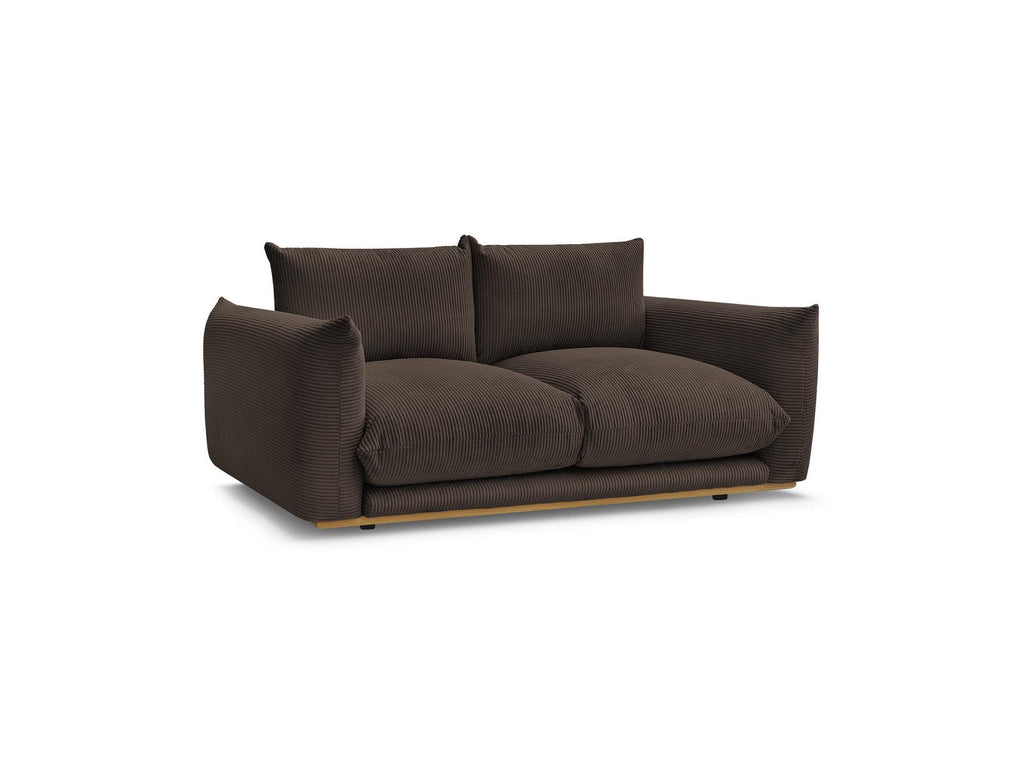 Ernest - Fixed Straight 2-Seater Sofa - Corduroy Fabric