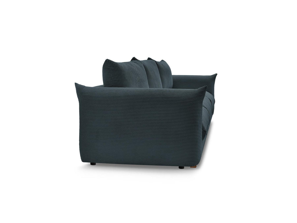 Ernest - Fixed Straight 3-Seater Sofa - Corduroy Fabric
