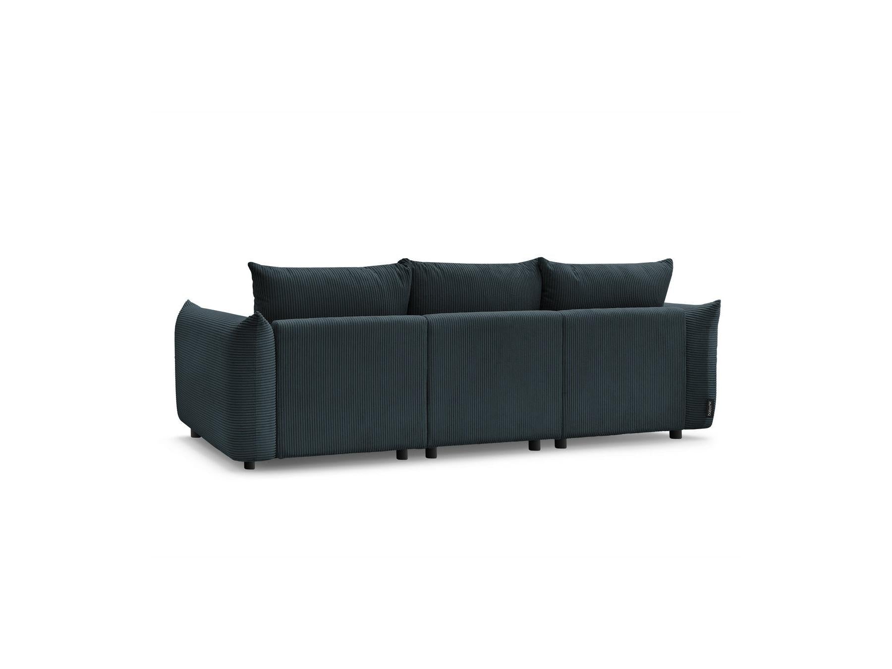 Ernest - Fixed Straight 3-Seater Sofa - Corduroy Fabric