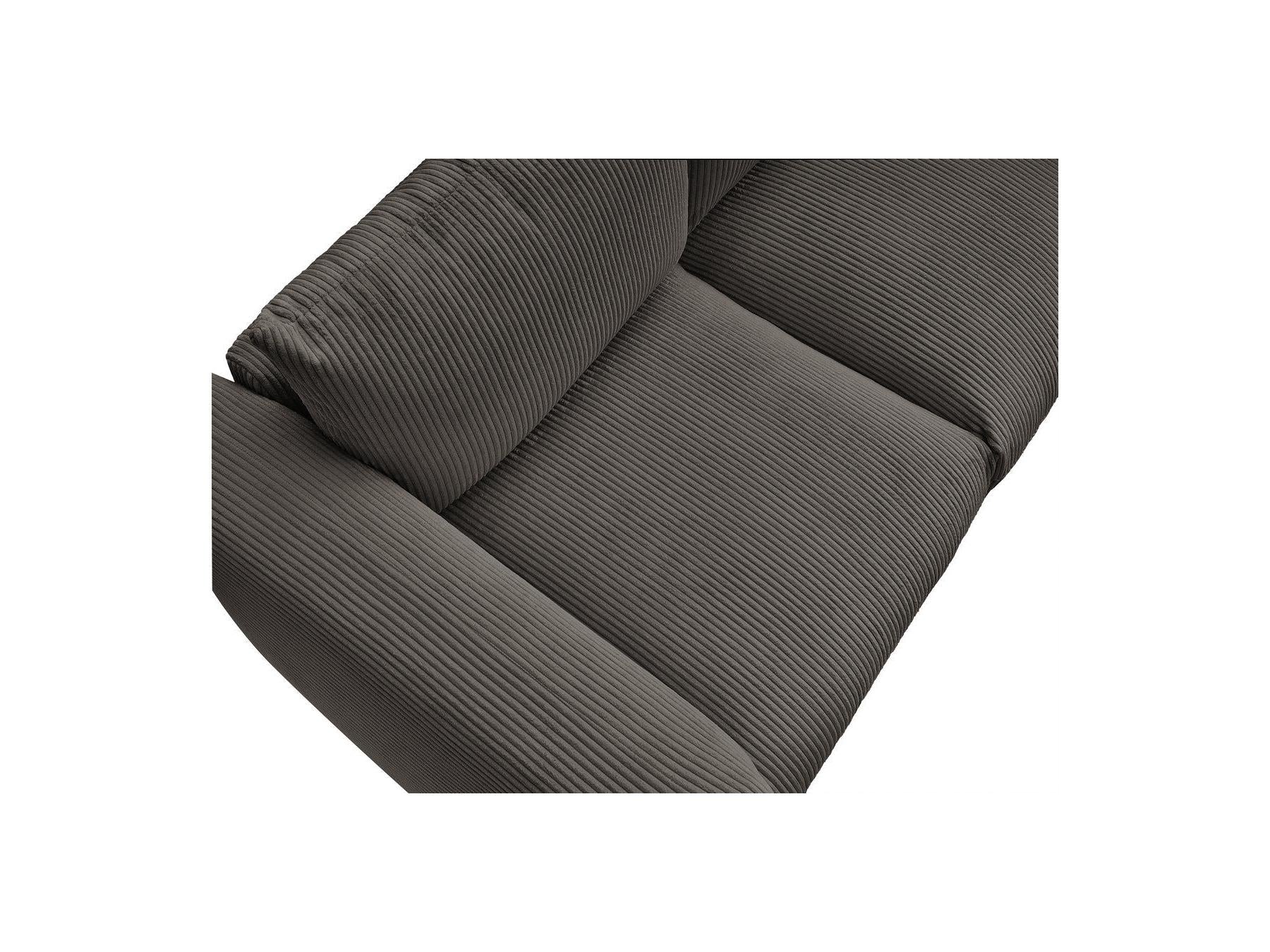 Ernest - Fixed Straight 2-Seater Sofa - Corduroy Fabric