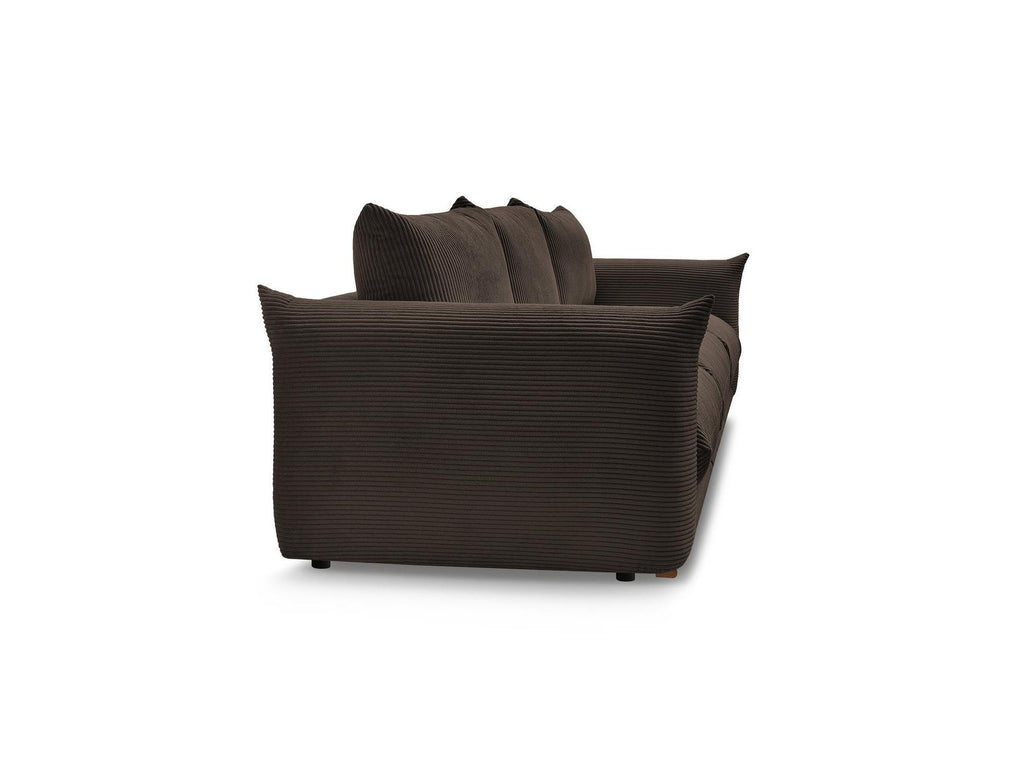 Ernest - Fixed Straight 3-Seater Sofa - Corduroy Fabric
