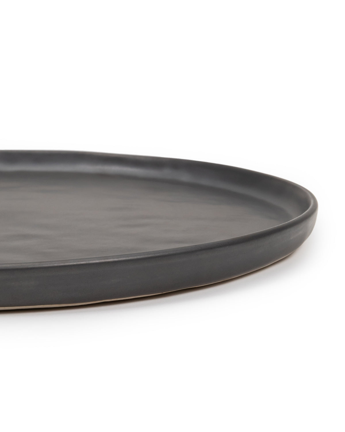Pure - Assiette - L - Grès - Noir