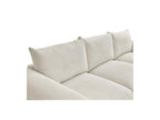 Ernest - Fixed Straight 3-Seater Sofa - Corduroy Fabric