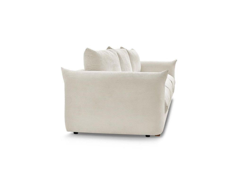 Ernest - Fixed Straight 3-Seater Sofa - Corduroy Fabric