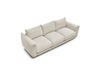 Ernest - Fixed Straight 3-Seater Sofa - Corduroy Fabric