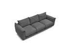 Ernest - Fixed Straight 3-Seater Sofa - Corduroy Fabric