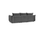 Ernest - Fixed Straight 3-Seater Sofa - Corduroy Fabric