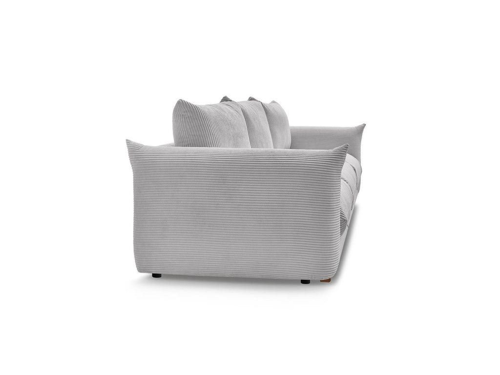 Ernest - Fixed Straight 3-Seater Sofa - Corduroy Fabric