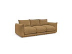 Ernest - Fixed Straight 3-Seater Sofa - Corduroy Fabric