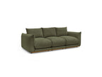 Ernest - Fixed Straight 3-Seater Sofa - Corduroy Fabric