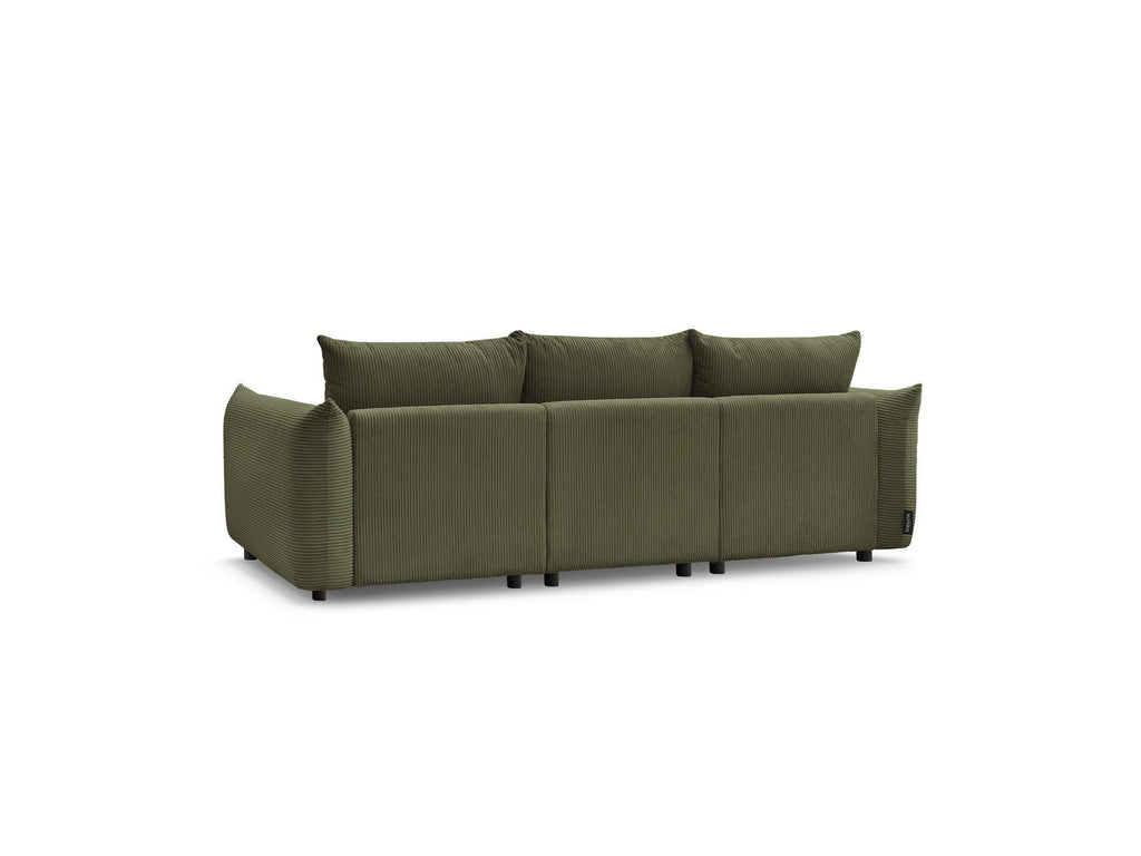 Ernest - Fixed Straight 3-Seater Sofa - Corduroy Fabric