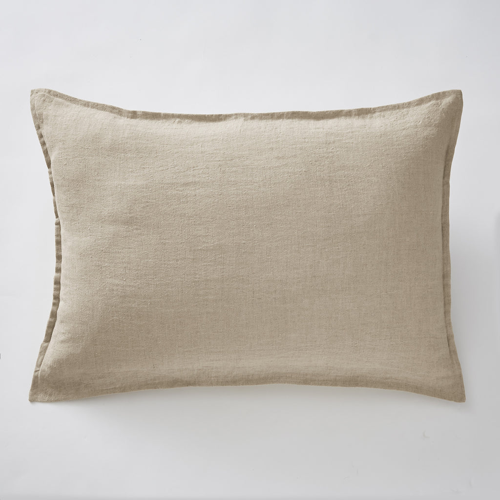 Soline - Funda de almohada - Lino Lavado - Arena