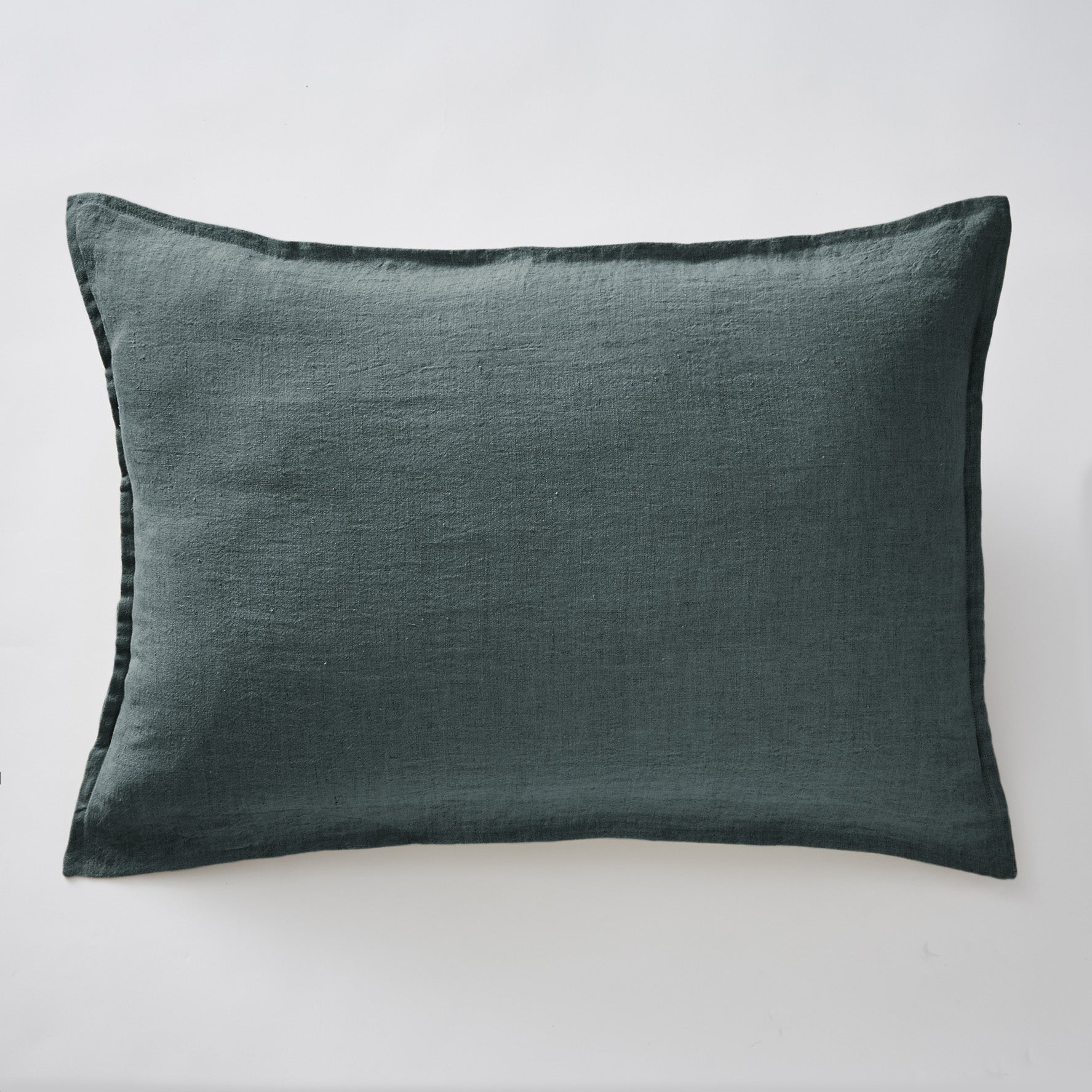 Funda de almohada - Lino Lavado - Soline - Pizarra