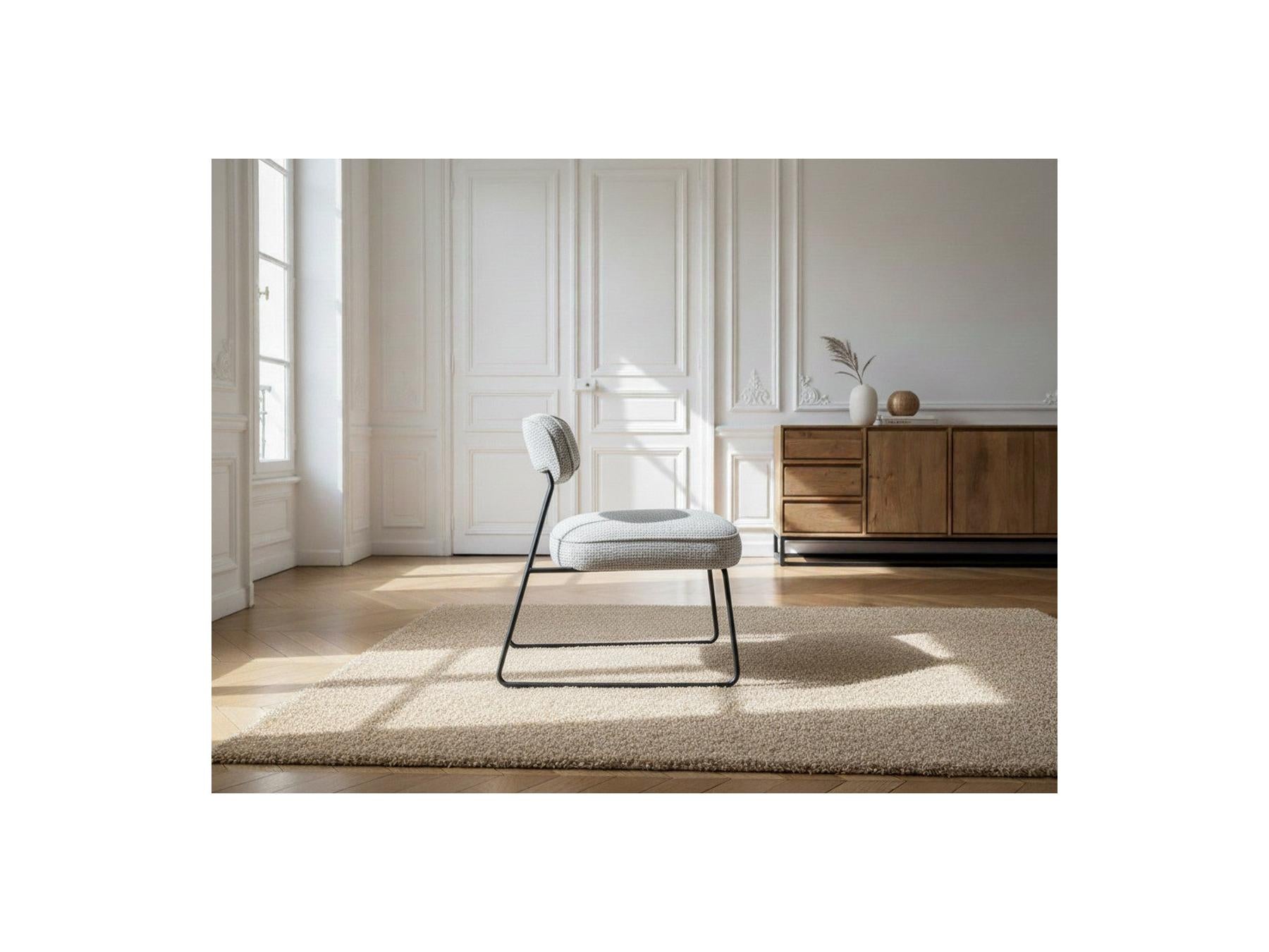 Manon - Lot De 2 Fauteuils - Tissu Bouclette