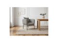Gabin - Fauteuil De Table - Tissu Velours Côtelé