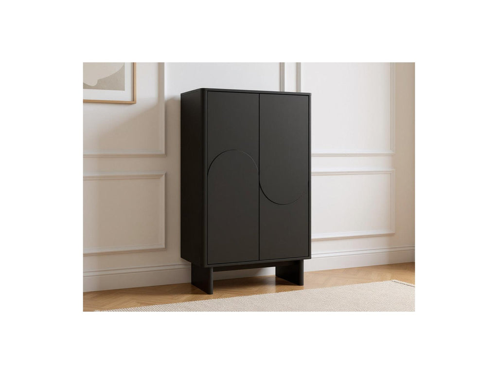 Esteban - Tall Sideboard 2 Doors - Geometric Shapes