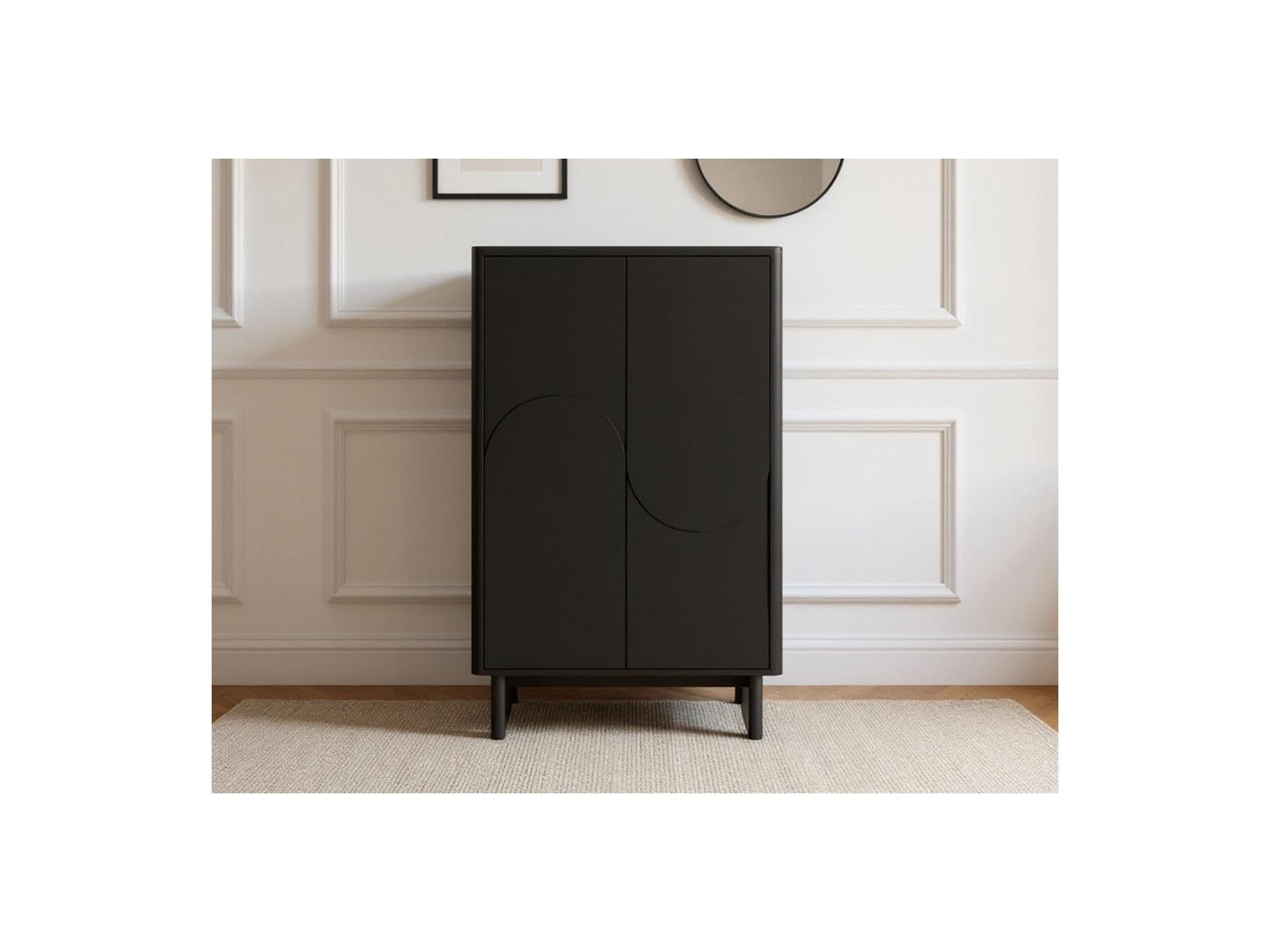 Esteban - Tall Sideboard 2 Doors - Geometric Shapes