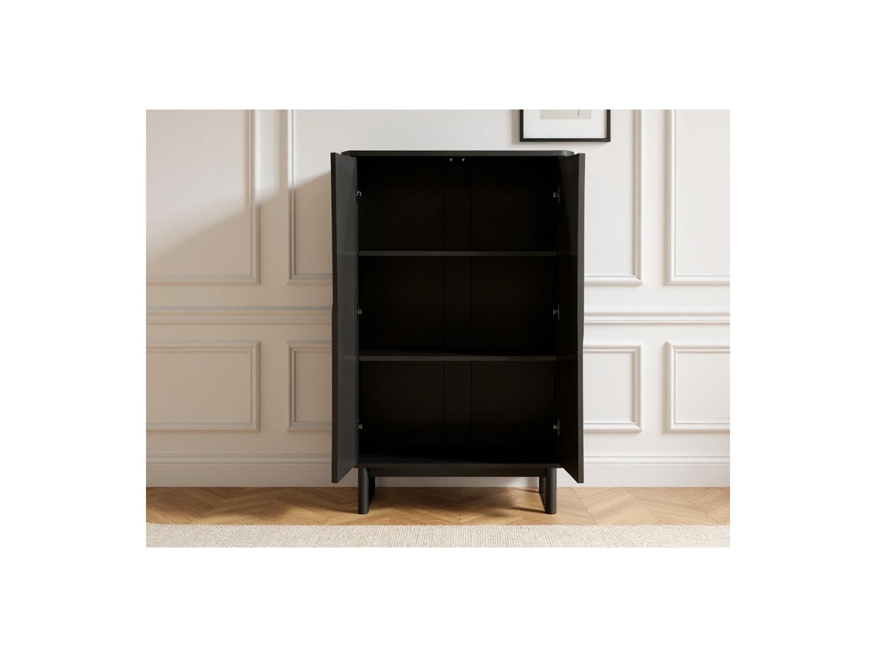 Esteban - Tall Sideboard 2 Doors - Geometric Shapes